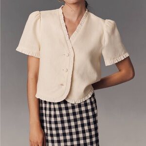 Reformation Bess Linen Top